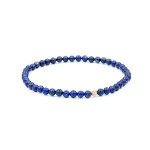 SOLID 14K GOLD Lapis Lazuli