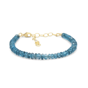 London blue topaz bracelet