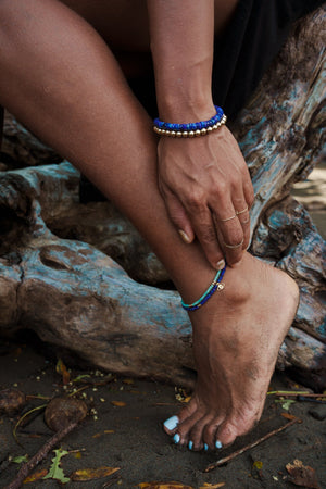 Chrysoprase anklet | BeadedChrysoprase anklet | women's gemstone anklet | delicate Chrysoprase anklet | gold filled Chrysoprase anklet