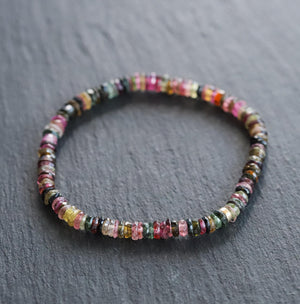 AAAA+ Heishi Tourmaline bracelet