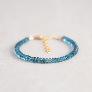 London blue topaz bracelet