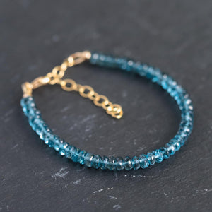 London blue topaz bracelet