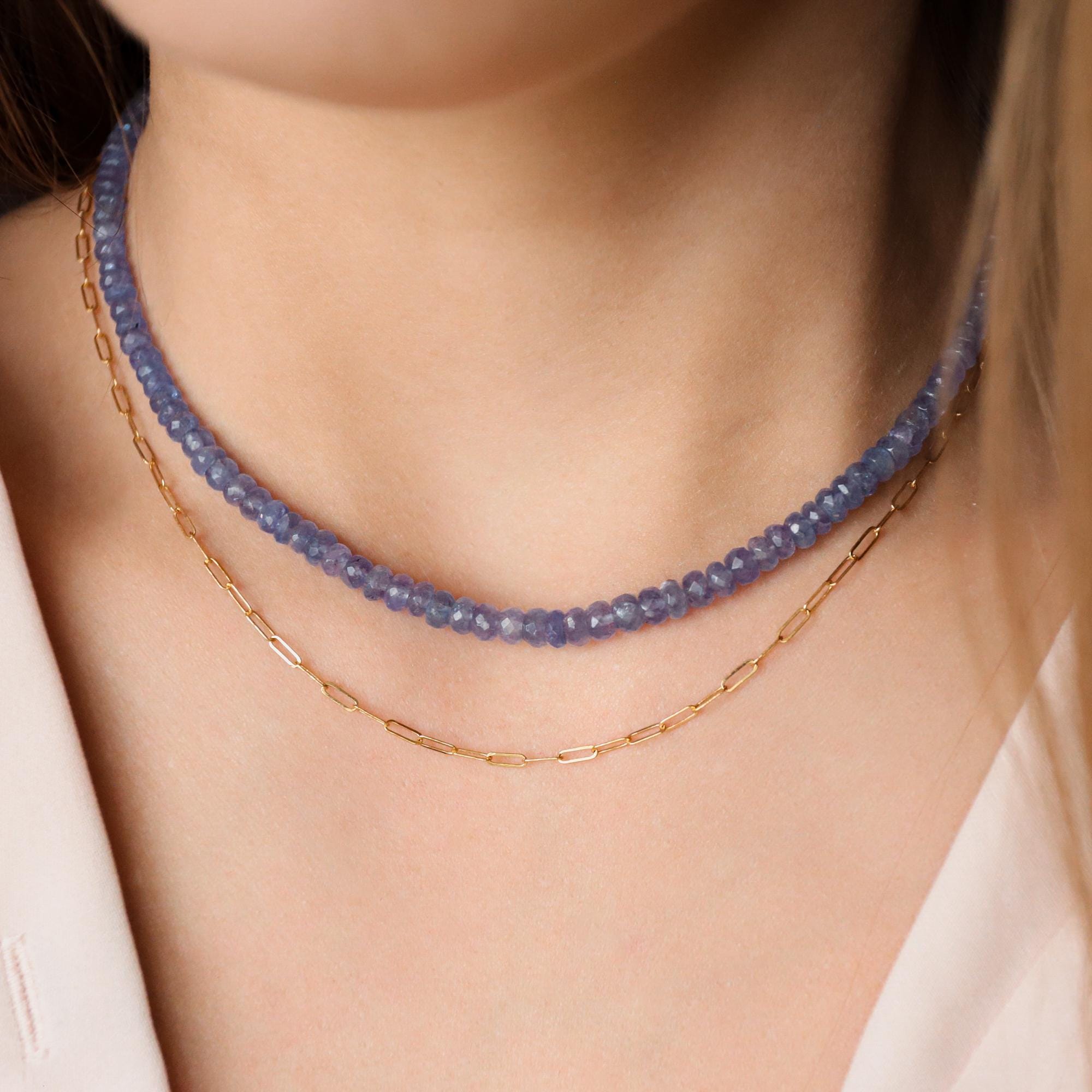 Tanzanite necklace