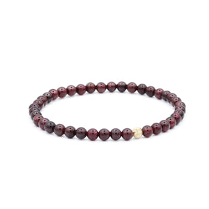 Garnet Bracelet with heart