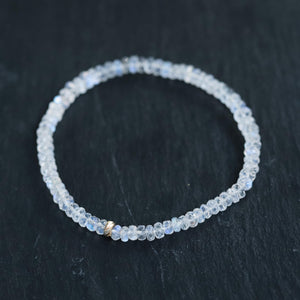 SOLID 14K gold moonstone Bracelet | Dainty Moonstone bracelet | moonstone gold, June birthstone | moonstone gold, genuine moonstone