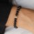 SOLID 14K GOLD Black Tourmaline, Black Tourmaline Bracelet 6mm, Genuine Black Tourmaline, Energy Bracelet, Strength Stamina Healing