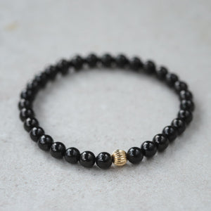 Shungite 6mm-EMF Protection and more from this Top Quality Stone EMF Protection| Spiritual Cleansing | Detox Bracelet #EBSM1096