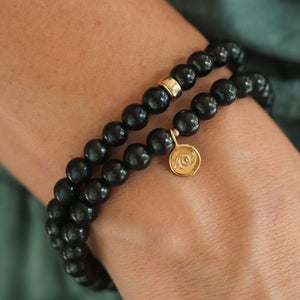 Gold Shungite Bracelet